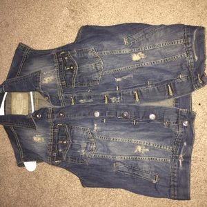 Denim vest